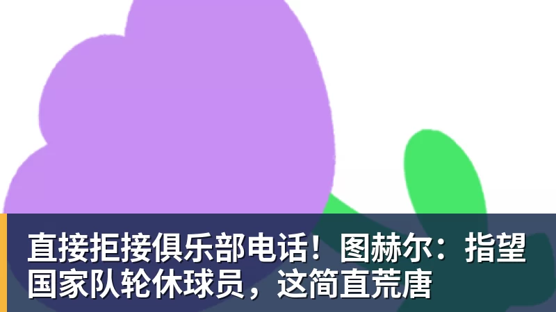 直接拒接俱乐部电话!图赫尔:指望国家队轮休球员,这简直荒唐 直接拒接俱乐部电话!图赫尔:指望国家队轮休球员,这简直荒唐